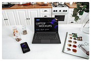 Device PSD Mockups | LAPTOP + IPHONE, a Mac Mockup by Hi, Mock-Up! (Thumbnail 5 of 9)