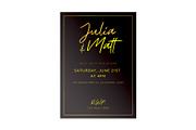 Wedding Invitation Mockup + Template, an Invitation Template by Korner (Thumbnail 9 of 12)