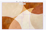 Geometric Boho Layered Canva Clipart, a Wallpaper Graphic by ARTOZEN DIGITAL (Thumbnail 17 of 17)