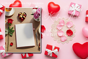 Valentine Aesthetic Desk Mockup 1000, a Packaging Mockup by KennedyStudio (Thumbnail 6 of 11)