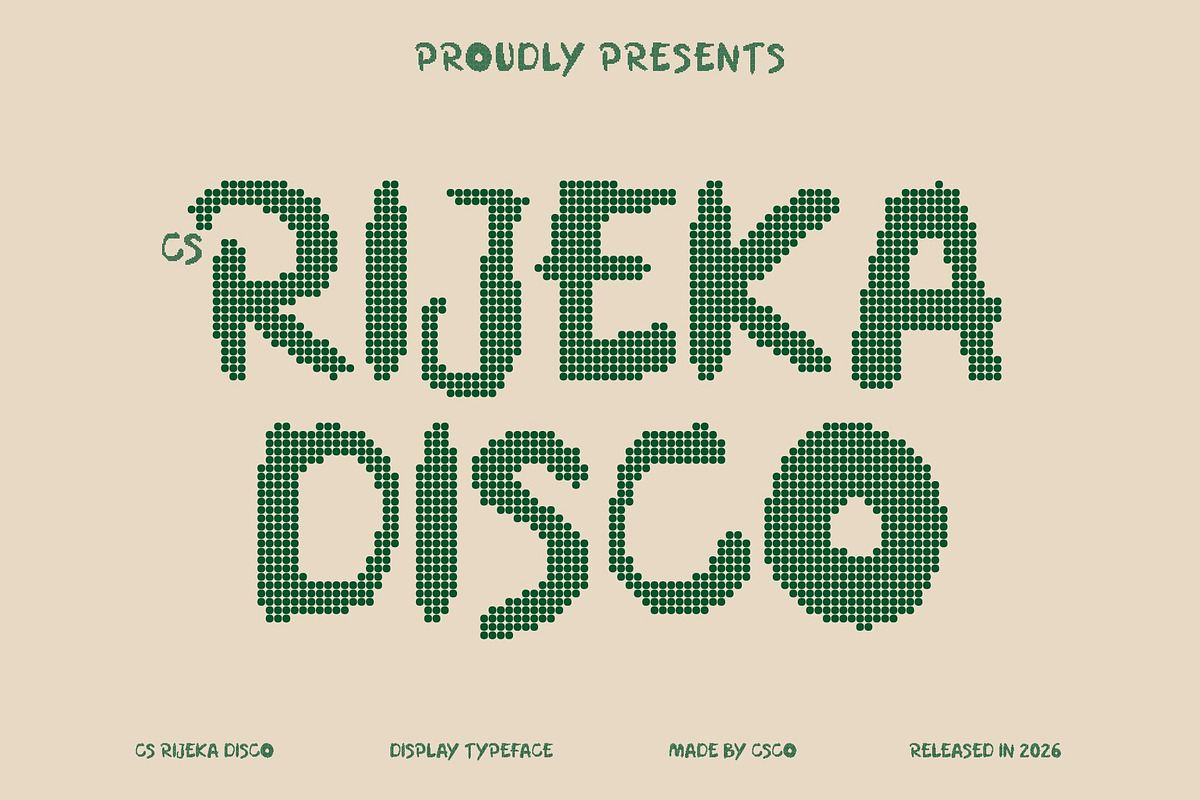 CS Rijeka Disco, a Handwritten Font by Craft Supply Co. (Photo 1 of 8)