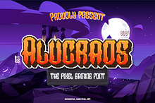 Alucrads - Pixel Gaming Font
