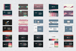 250 Business Card Vector Templates