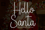 Hello Santa | Script Font, a Handwritten Font by Scratchones (Thumbnail 1 of 8)