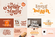 Modern Retro Font Bundle - SALE!, a Font by HansCo Studio (Thumbnail 4 of 14)