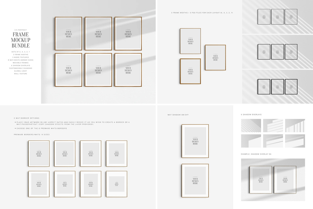 4:5 | 5:4 Frame Mockup Bundle, a Mockup by DESIGN BY nube (Photo 7 of 10)