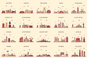 Huge collection of cities skylines, a Work Illustration by TheMountBirdStudio (Thumbnail 11 of 15)