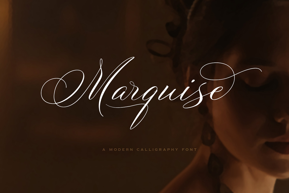 Marquise - A Wedding Script Font, a Script Font by vatesdesign (Photo 1 of 6)