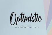 Optimistic, a Handwritten Font by InermediaSTUDIO (Thumbnail 1 of 6)