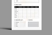 Weekly Diet Planner Template Layout, a Stationery Template by MightyDesign (Thumbnail 5 of 8)