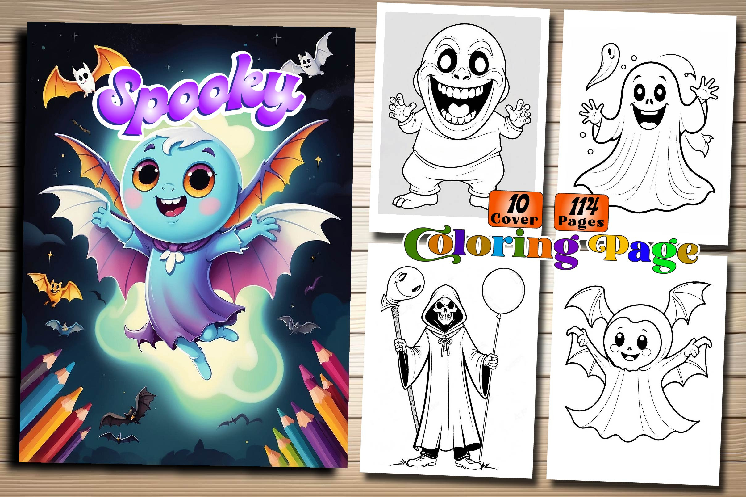 Spooky Coloring Pages For Kids, an Arts & Entertainment Photo by Wow Magic
