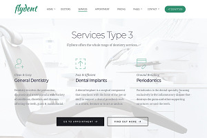 FlyDent-Doctor & Dentist WP Theme