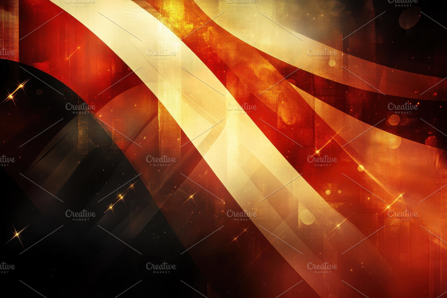 Abstract swirling patterns in warm r, a Photo by Tanuart