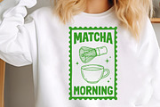 Retro Matcha Tea Cup PNG, a Seasonal Illustration by Canvas Craft (Thumbnail 2 of 7)