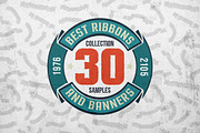 30 Ribbons & Banners set, an Object Graphic by Agor2012 shop (Thumbnail 1 of 4)