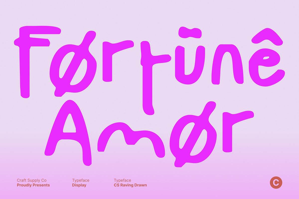 CS Raving Drawn, a Handwritten Font by Craft Supply Co. (Photo 5 of 8)