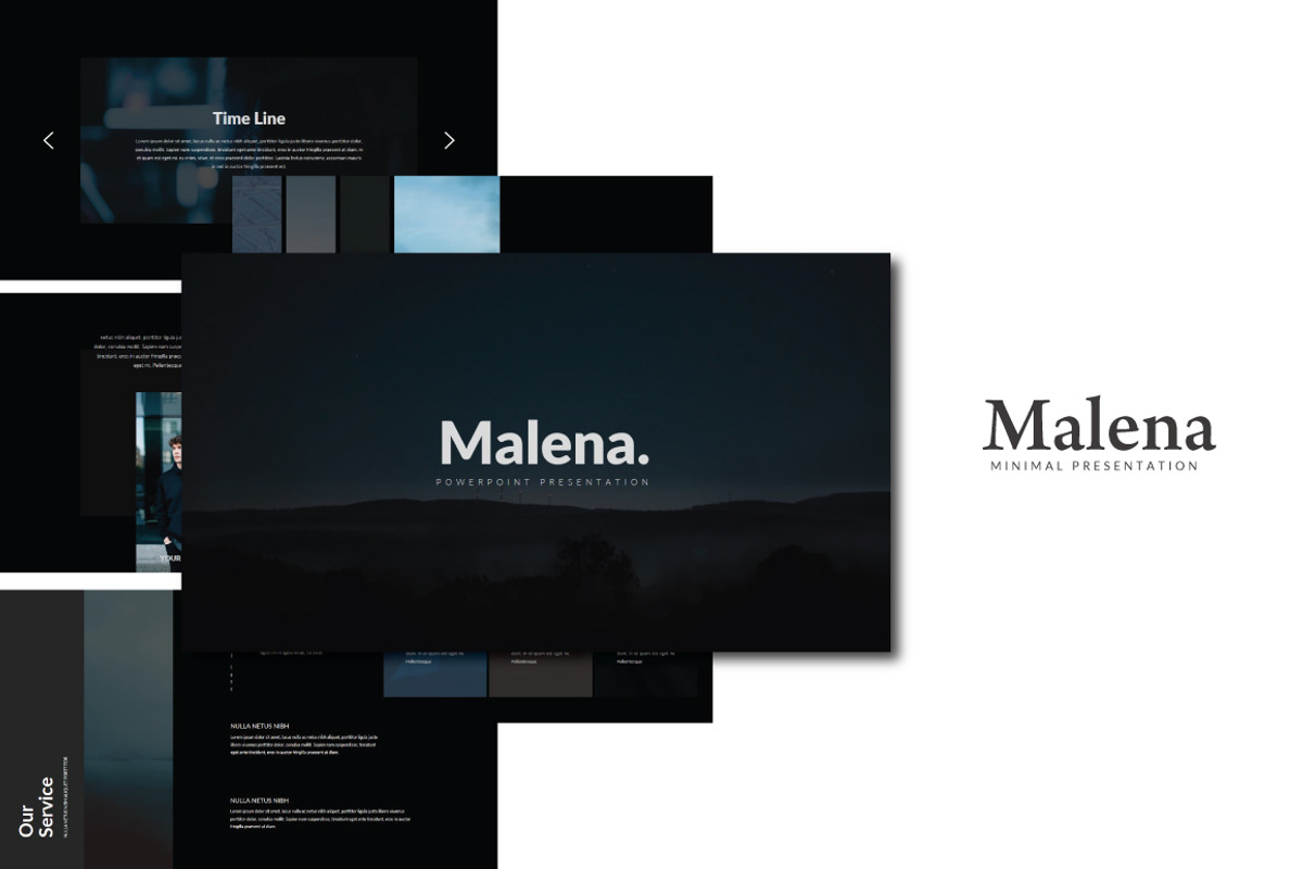 Malena Multipurpose Presentation, a Presentation Template by Defa Visual (Photo 1 of 9)