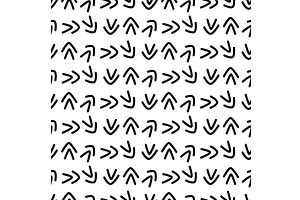 Ethnic doodle style seamless pattern, an Illustration by LadadikArt