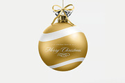 Christmas Ball Mock-up, a Product Mockup by zippypixelstudio (Thumbnail 6 of 10)