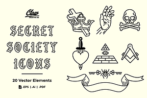 Secret Society Vector Elements