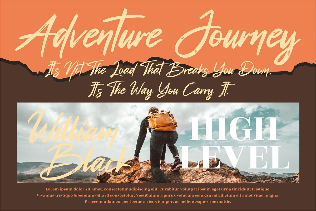 Beratone Emadre Brush LS, a Script Font by GranzCreative (Photo 7 of 15)