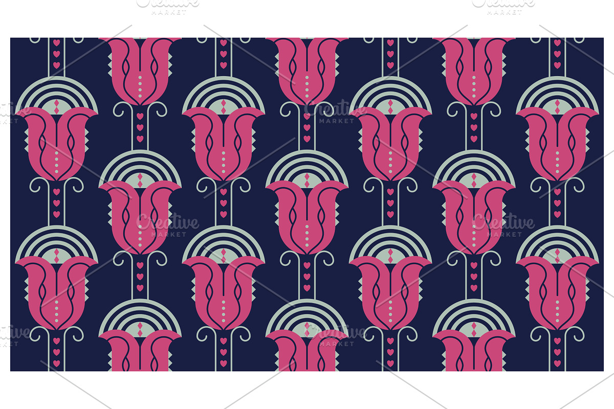 Floral Arrangement, a Pattern Graphic by Creative Backgrounds