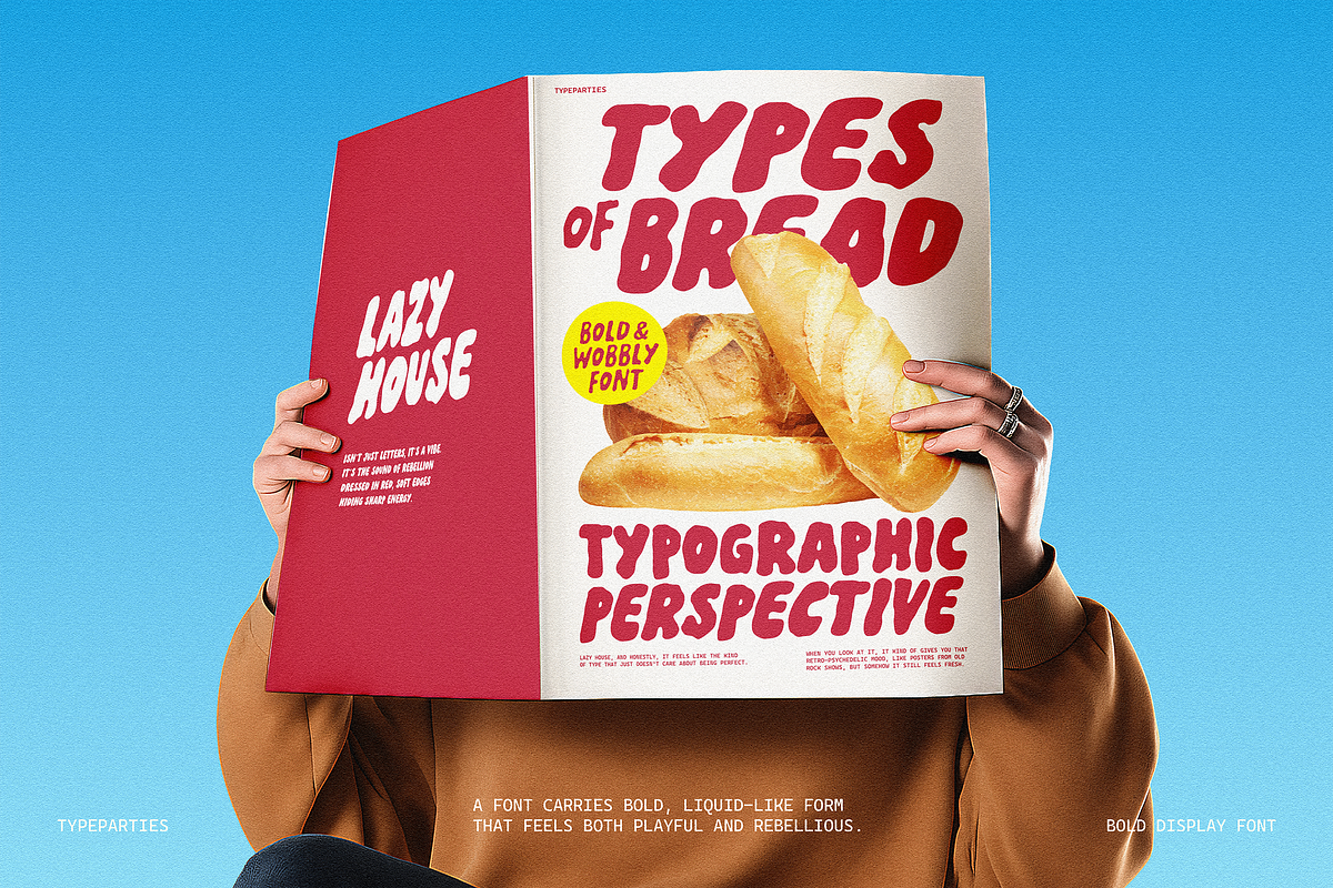 LazyHouse - Bold Display Font, a Handwritten Font by Typeparties (Photo 2 of 9)