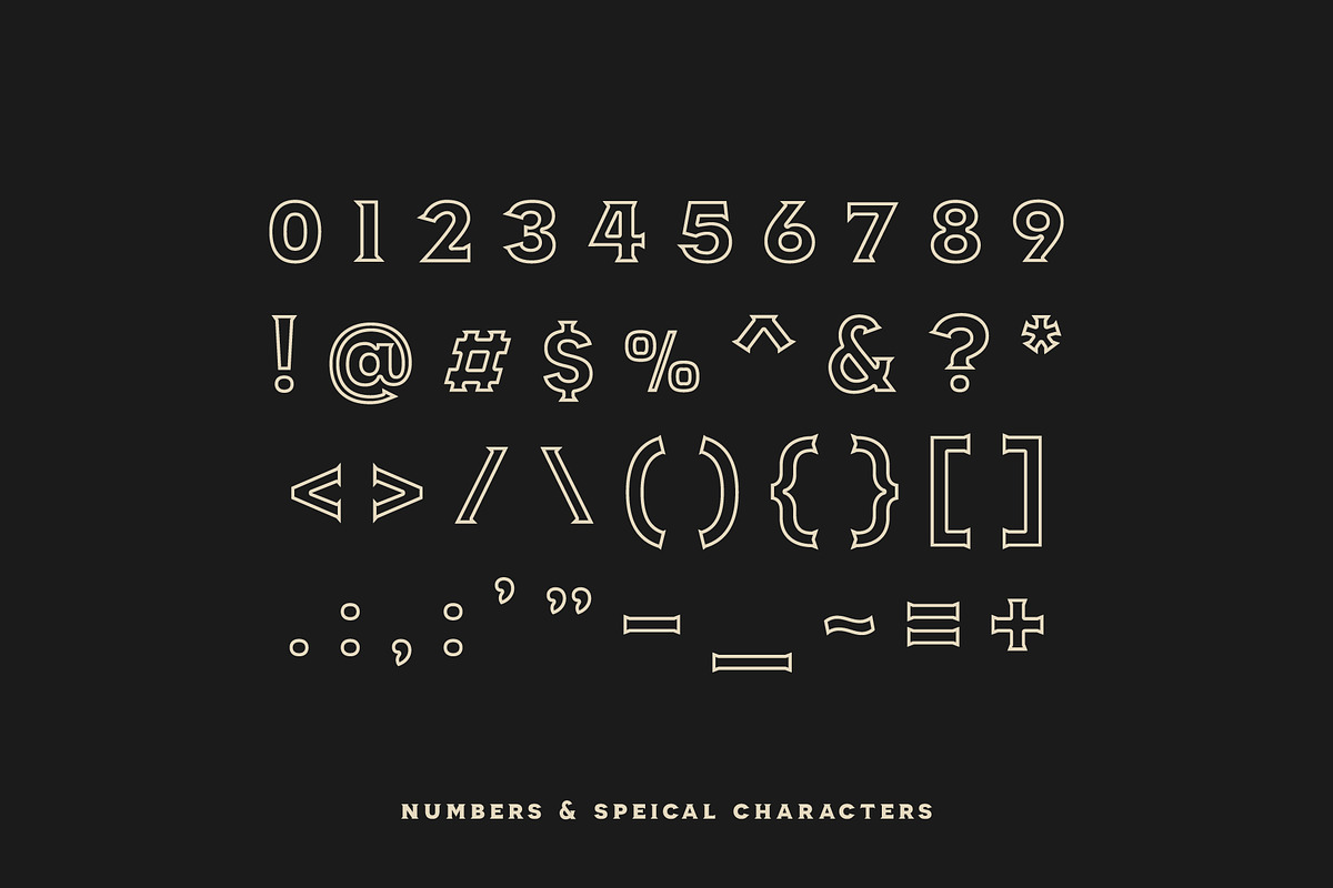American Mortar -Vintage Font Family, a Serif Font by Creative Type (Photo 10 of 10)