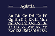 Aglatia - Luxury Magazine Serif, a Serif Font by Pandeka Studio (Thumbnail 9 of 9)