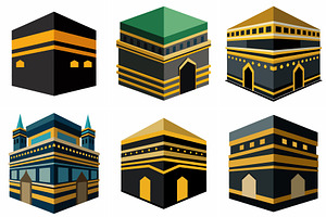 Islamic Sites in Mecca Saudi Arabia, an Object Graphic by Billah Hub