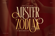 Mister Zodiak Elegant Serif Font