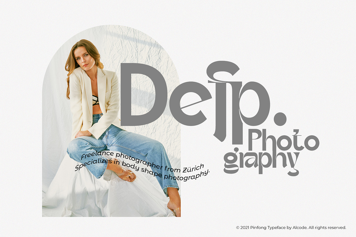 Pinfong Typeface, a Serif Font by Alcode (Photo 6 of 20)