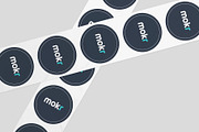 Sticker Mockup, a Merchandise Mockup by Mokr (Thumbnail 11 of 12)