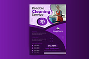 Cleaning Agency Flyer Design, a Flyer Template by hkmonir (Thumbnail 1 of 3)