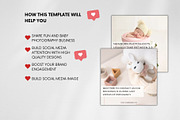 Newborn Photographer Instagram, a Social Media Template by CreativeTempHub (Thumbnail 7 of 8)