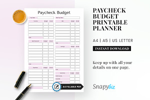 Budget By Paycheck Binder