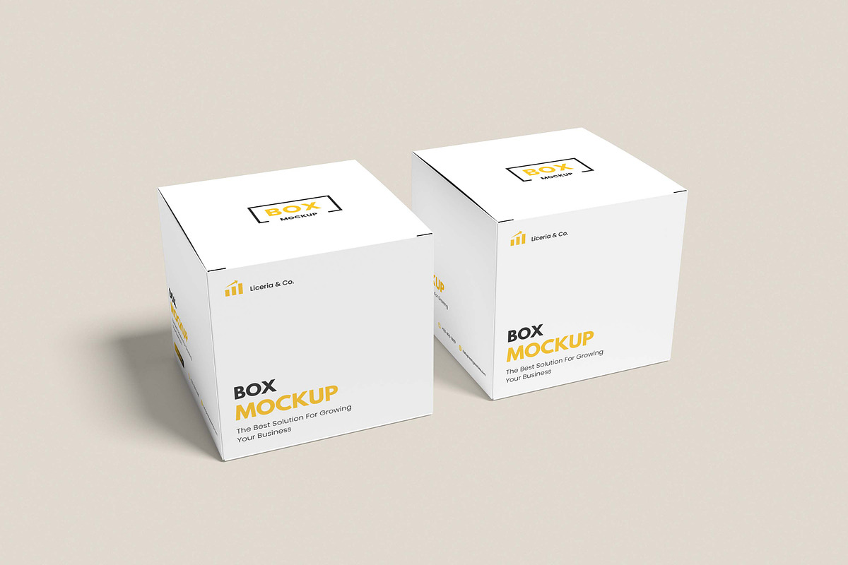 Box Mockup, a Packaging Mockup by xavier_studio (Photo 5 of 5)