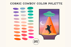 Cosmic Cowboy Stamp Brushes