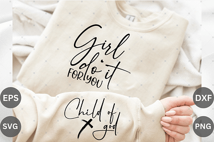 Child of god Sleeve SVG Design