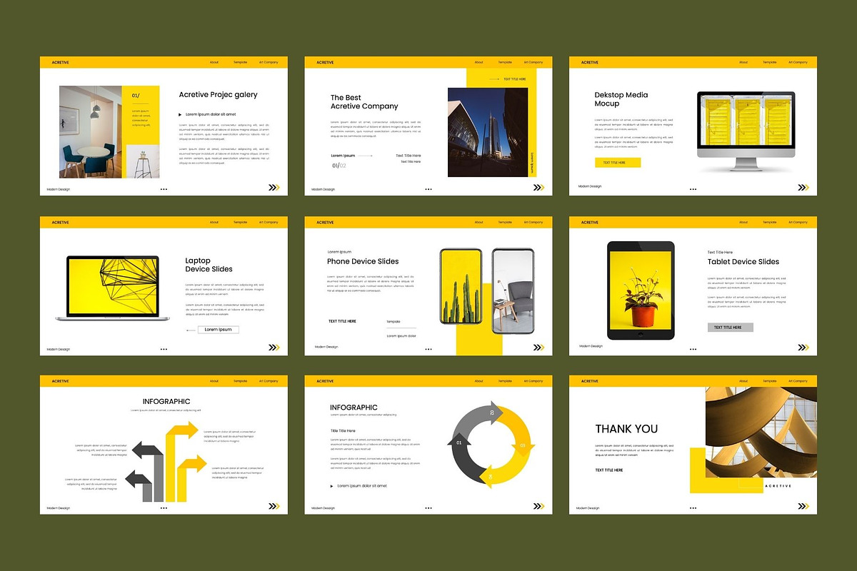 ACRETIVE Business Keynote Template, a Presentation Template by Rizki Herdian (Photo 5 of 5)