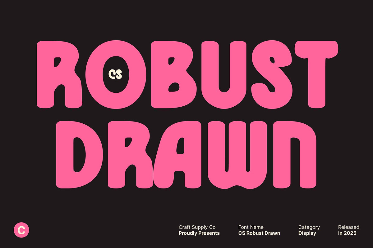 CS Robust Drawn, a Sans Serif Font by Craft Supply Co. (Photo 1 of 8)