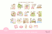 Antisocial Introvert Animal Clipart, an Animal Illustration by Blumensdiary (Thumbnail 2 of 6)