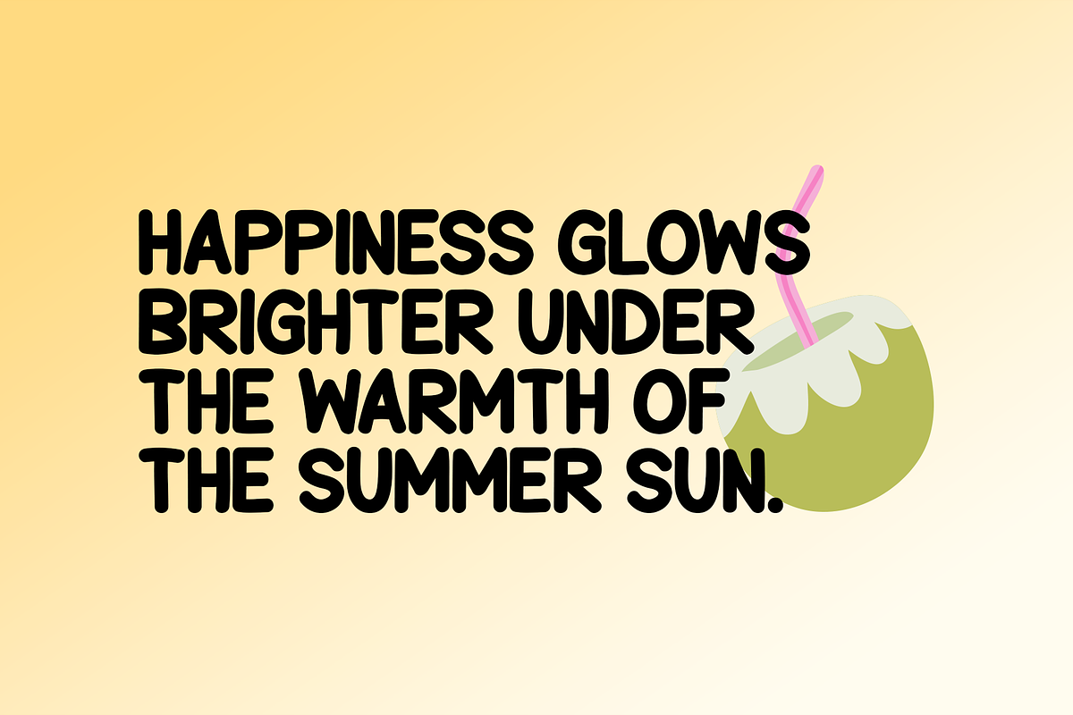 Sunny Morning Typeface, a Handwritten Font by Seemly Fonts (Photo 4 of 6)