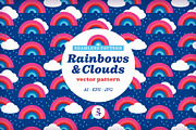4 Retro Seamless Vector Pattern, a Pattern Graphic by Pia Kolle (Thumbnail 5 of 14)