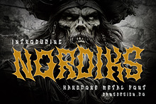 NORDIKS Metal Horror Blackletter