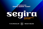 Segira, a Sans Serif Font by twinstd (Thumbnail 1 of 11)