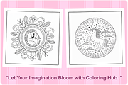 Comfy Mandala Coloring Book, a Seasonal Illustration by Coco Bloom (Thumbnail 4 of 4)