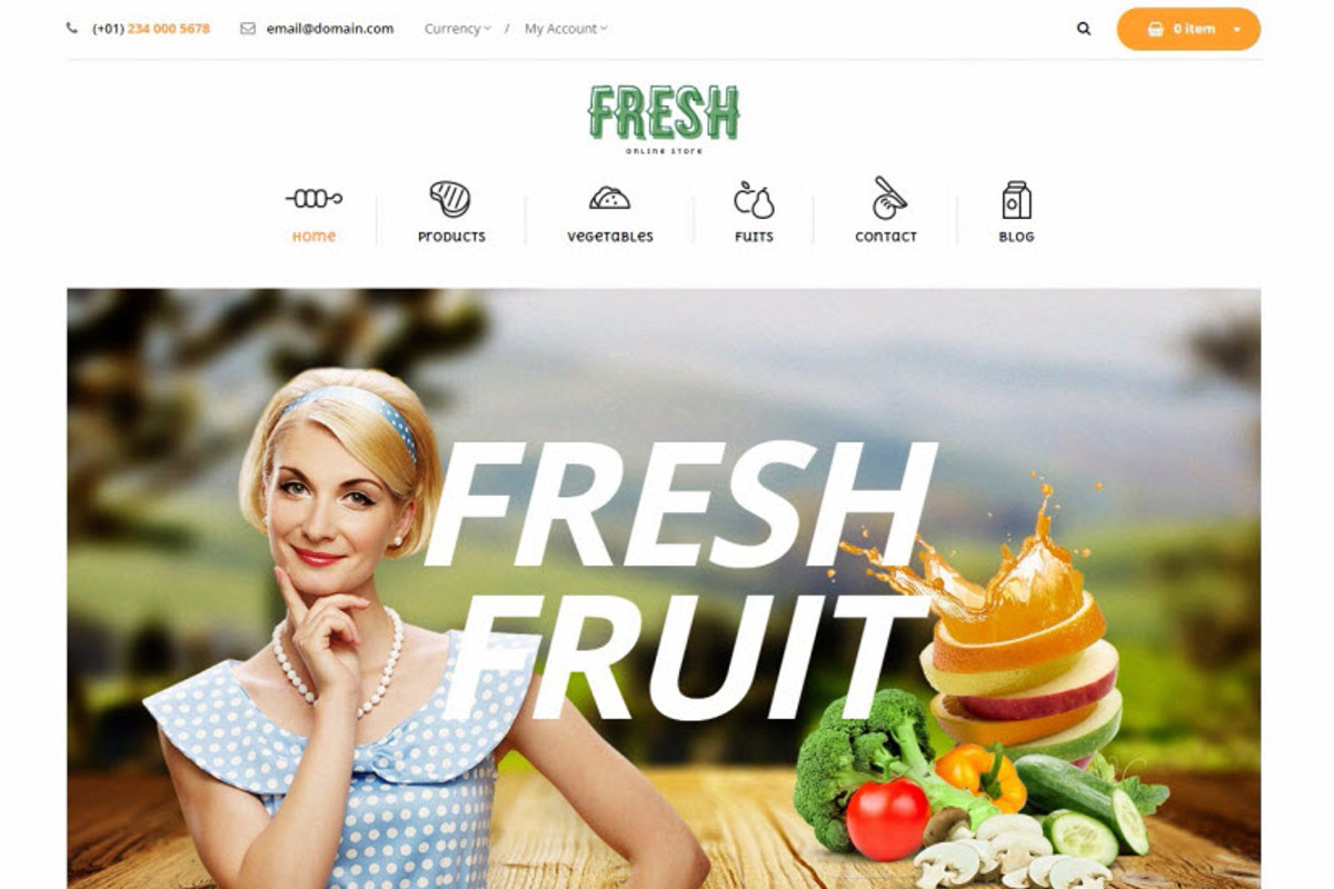 Fresh Magento 2 Template, a Websites & App Template by Puzzthemes (Photo 2 of 4)