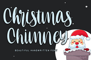 Christmas Chimney, a Script Font by Letterara