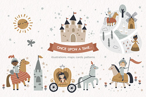 Once upon a time Maps and Clipart, a Person Illustration by Leysan Shayak